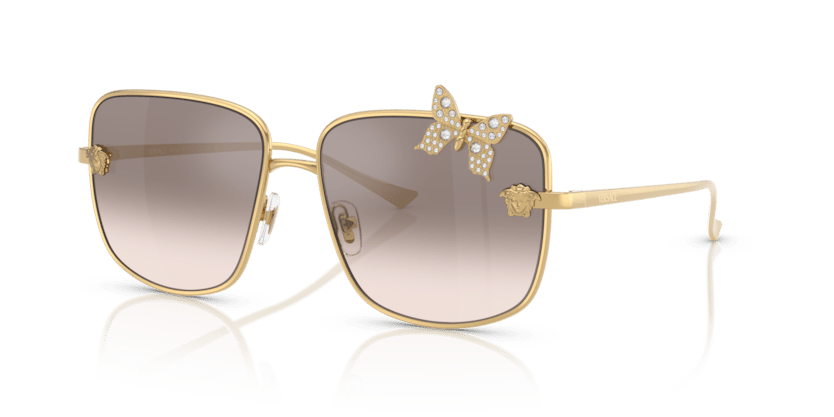 0VE2282 - Versace - (Gold) Light Brown Mirror Silver Gradient - 59 - 15 - 140 MM - Ardor Eyewear 8056262427804