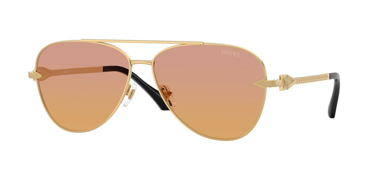 0VE2283 - Versace - (Gold) Clear Fifty Orange/Dark Pink - 61 - 13 - 140 MM - Ardor Eyewear 8056262422168