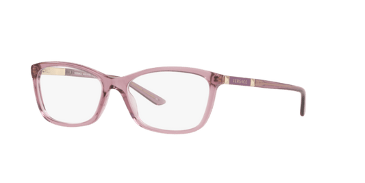 Transparent Violet - 0VE3186 8056597080514 Versace Eyeglasses Woman Butterfly