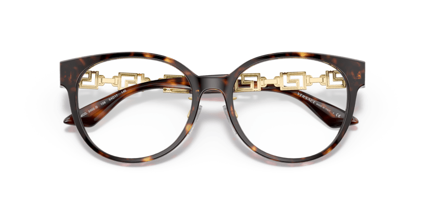 0VE3302D - Versace - Brown - (Dark Havana 108) - 54 - 17 - 140 MM - Ardor Eyewear 8056597407878