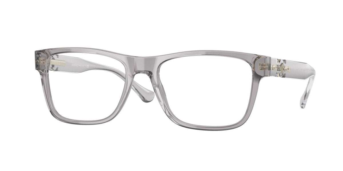 0VE3303 - Versace - Grey - (Transparent Grey 593) - 55 - 18 - 140 MM - Ardor Eyewear 8056597535779