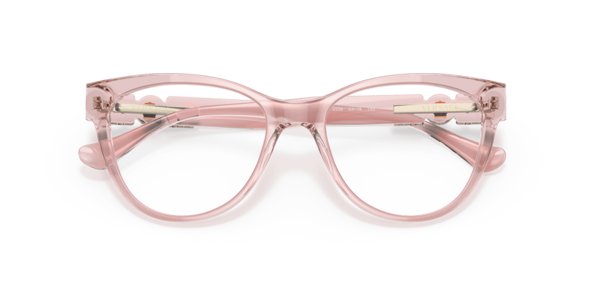 0VE3304 - Versace - Pink - (Transparent Pink 5339) - 53 - 18 - 140 MM - Ardor Eyewear 8056597535892