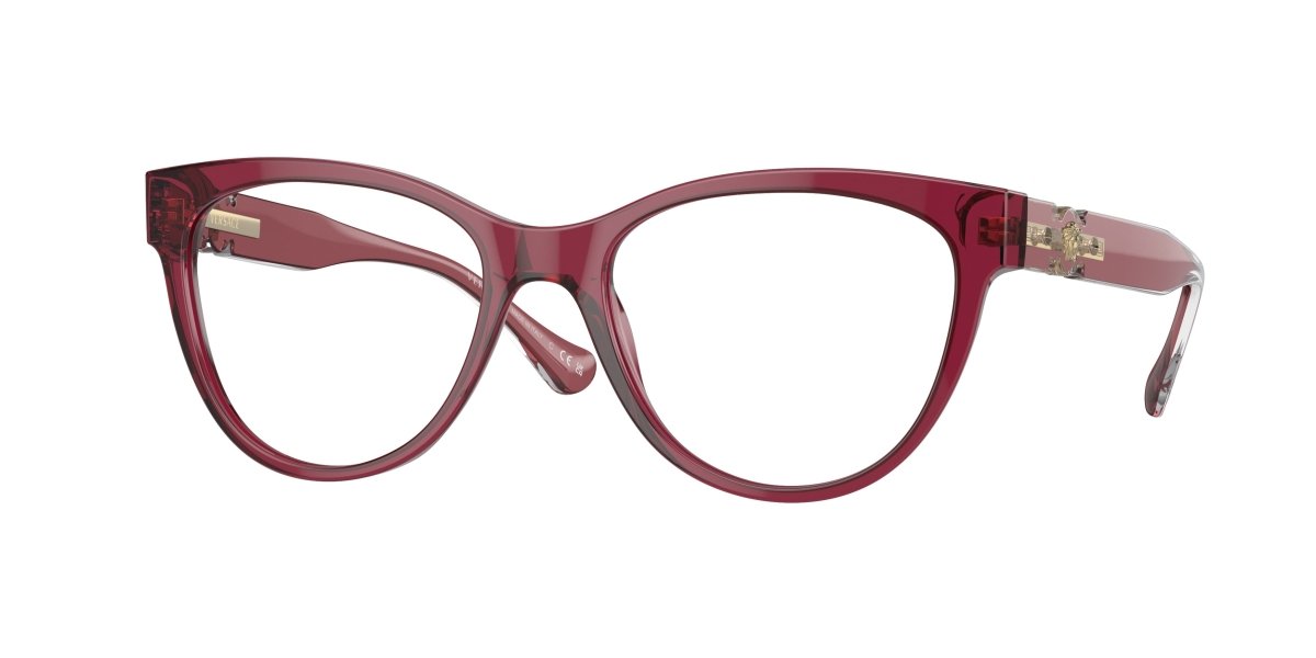 0VE3304 - Versace - Red - (Transparent Red 5357) - 51 - 18 - 140 MM - Ardor Eyewear 8056597850896