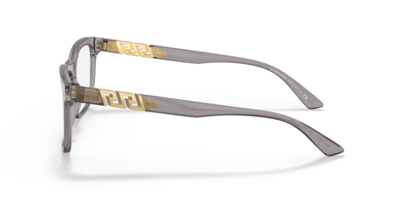 Transparent Grey - 0VE3319 8056597642330 Versace Eyeglasses Man Phantos