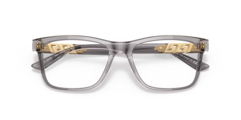 Transparent Grey - 0VE3319 8056597642330 Versace Eyeglasses Man Phantos