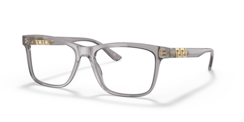 Transparent Grey - 0VE3319 8056597642330 Versace Eyeglasses Man Phantos