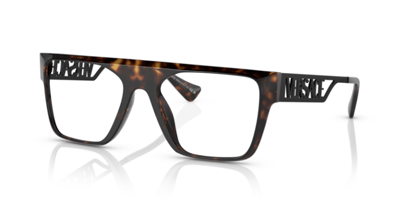 Havana - 0VE3326U 8056597725118 Versace Eyeglasses Man Rectangle