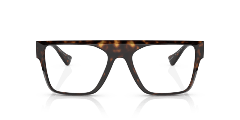 Havana - 0VE3326U 8056597725118 Versace Eyeglasses Man Rectangle