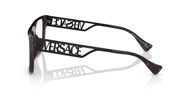 Havana - 0VE3326U 8056597725118 Versace Eyeglasses Man Rectangle