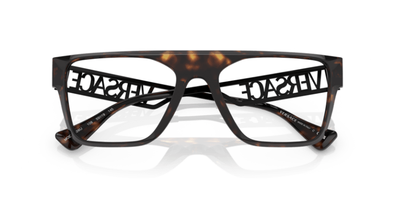 Havana - 0VE3326U 8056597725118 Versace Eyeglasses Man Rectangle