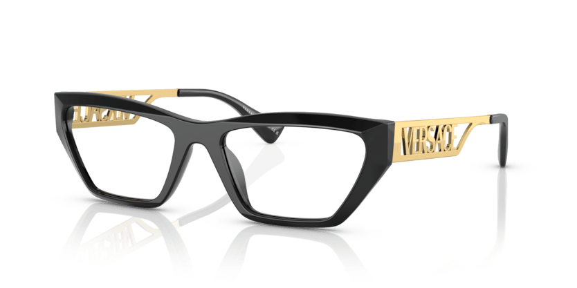 0VE3327U - Versace - Black - (Black GB1) - 55 - 18 - 145 MM - Ardor Eyewear 8056597712521