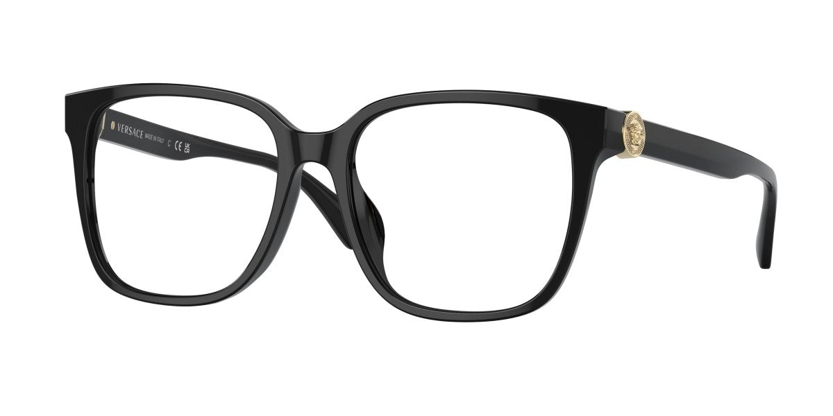 0VE3332D - Versace - Black - (Black GB1) - 55 - 17 - 145 MM - Ardor Eyewear 8056597730686