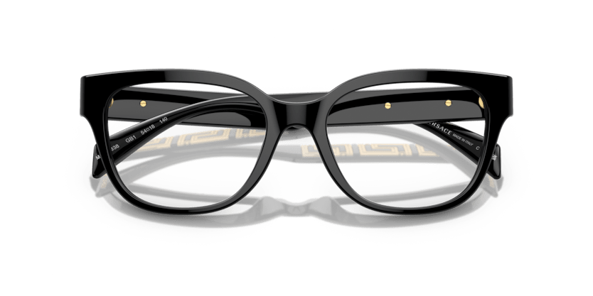 0VE3338 - Versace - Black - (Black GB1) - 54 - 18 - 140 MM - Ardor Eyewear 8056597831451