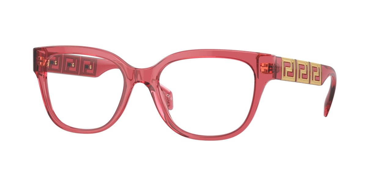 0VE3338 - Versace - Red - (Transparent Red 5409) - 52 - 18 - 140 MM - Ardor Eyewear 8056597831505