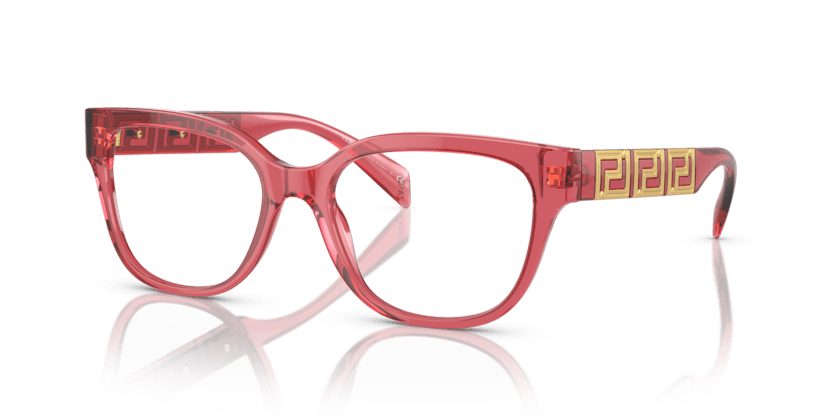 0VE3338 - Versace - Red - (Transparent Red 5409) - 52 - 18 - 140 MM - Ardor Eyewear 8056597831505