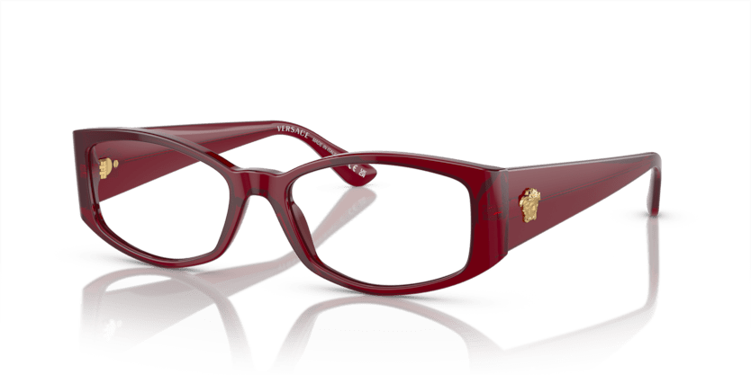 0VE3343 - Versace - Red - (Bordeaux 5430) - 52 - 17 - 145 MM - Ardor Eyewear 8056597920605