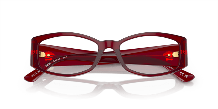 0VE3343 - Versace - Red - (Bordeaux 5430) - 52 - 17 - 145 MM - Ardor Eyewear 8056597920605