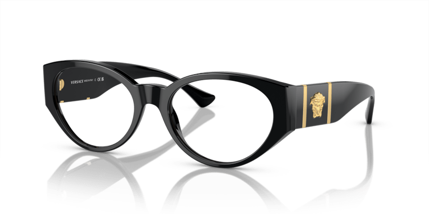 0VE3345 - Versace - Black - (Black GB1) - 54 - 18 - 140 MM - Ardor Eyewear 8056597920896