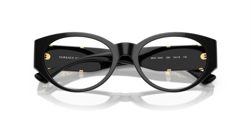 0VE3345 - Versace - Black - (Black GB1) - 54 - 18 - 140 MM - Ardor Eyewear 8056597920896