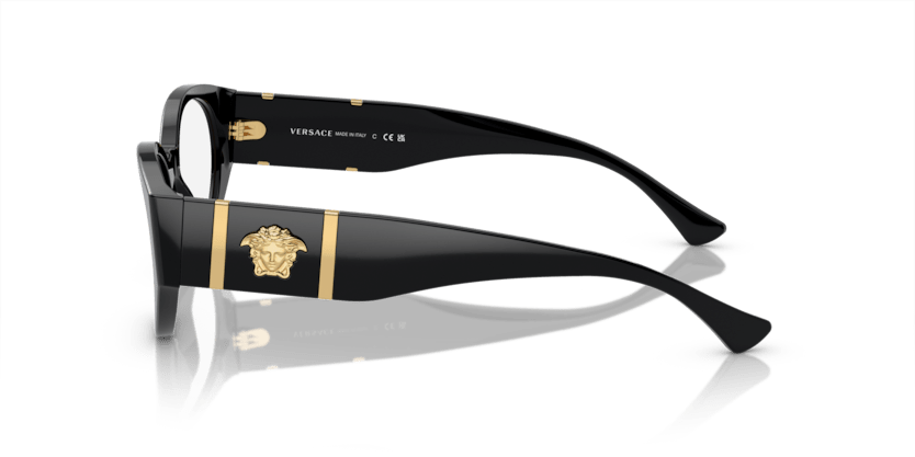 0VE3345 - Versace - Black - (Black GB1) - 54 - 18 - 140 MM - Ardor Eyewear 8056597920896