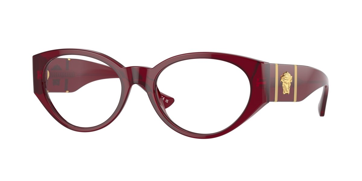 0VE3345 - Versace - Red - (Bordeaux Transparent 5430) - 52 - 18 - 140 MM - Ardor Eyewear 8056597920865