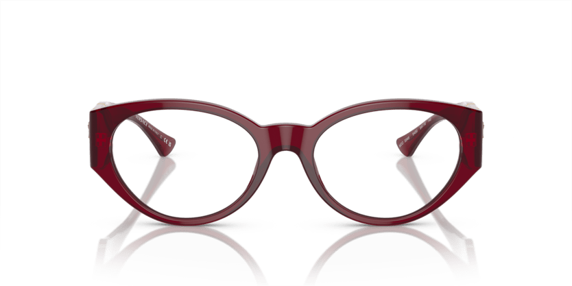 0VE3345 - Versace - Red - (Bordeaux Transparent 5430) - 52 - 18 - 140 MM - Ardor Eyewear 8056597920865