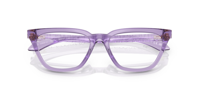 0VE3352U - Versace - Violet - (Transparent Lilac 5451) - 53 - 17 - 140 MM - Ardor Eyewear 8056262011607