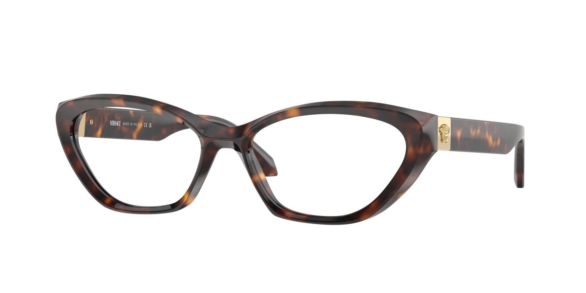 0VE3356 - Versace - Tortoise - (Havana 108) - 53 - 16 - 140 MM - Ardor Eyewear 8056262012710