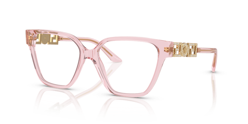 0VE3358B - Versace - Pink - (Transparent Pink 5472) - 52 - 16 - 140 MM - Ardor Eyewear 8056262018866