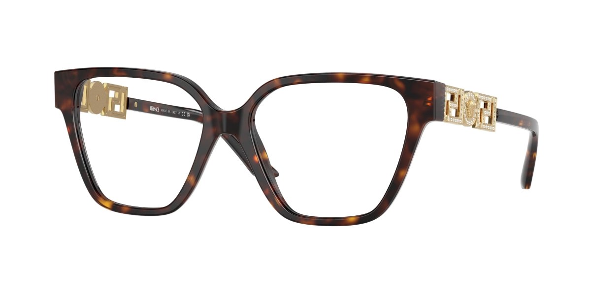 0VE3358B - Versace - Tortoise - (Havana 108) - 52 - 16 - 140 MM - Ardor Eyewear 8056262018842