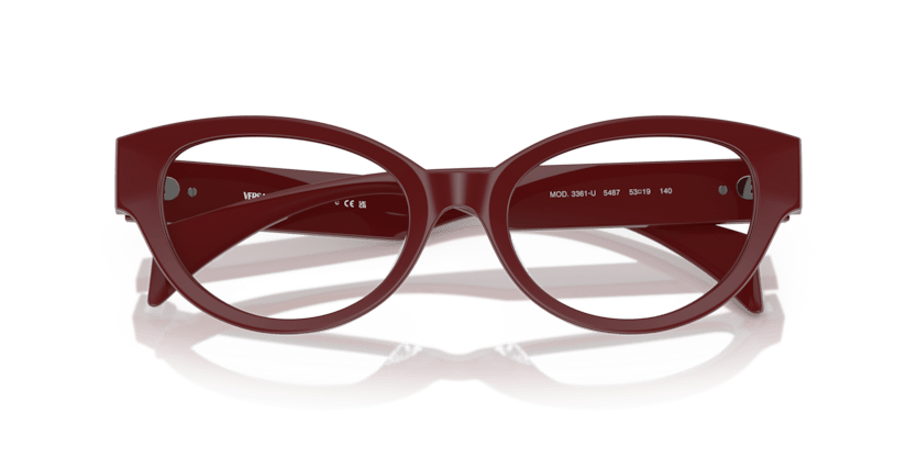 0VE3361U - Versace - Red - (Bordeaux 5487) - 51 - 19 - 140 MM - Ardor Eyewear 8056262143049