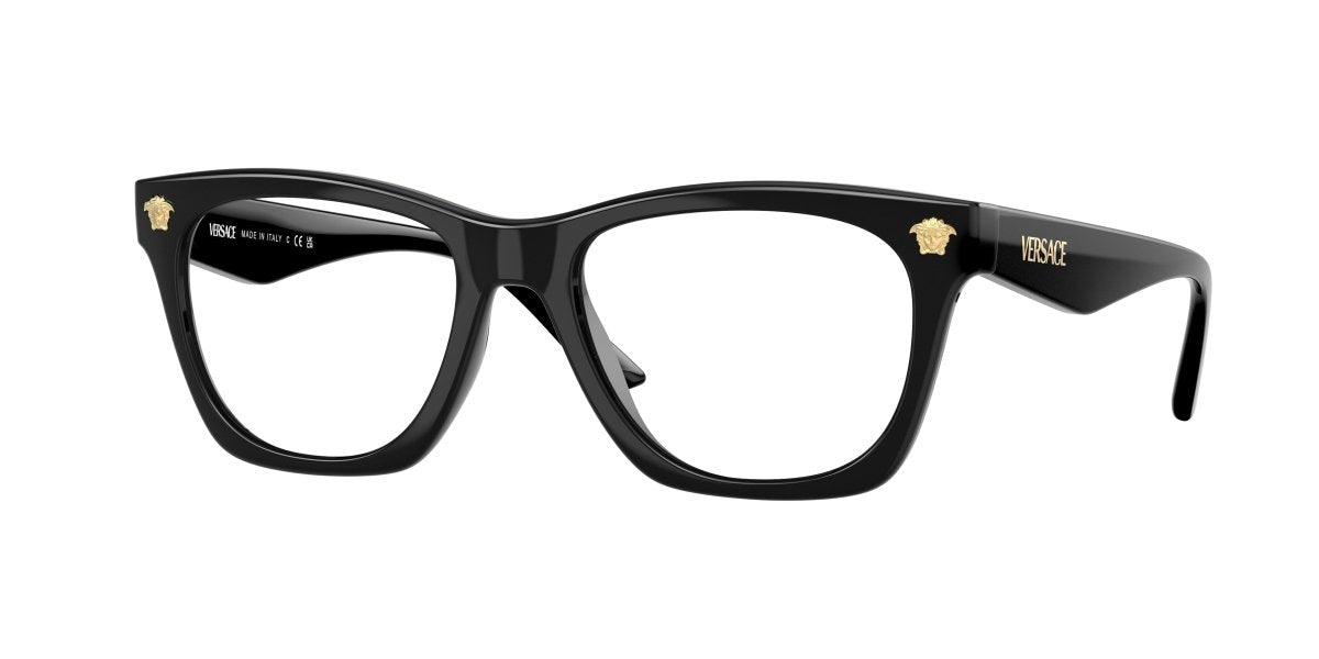 0VE3363U - Versace - Black - (Black GB1) - 50 - 18 - 145 MM - Ardor Eyewear 8056262250389