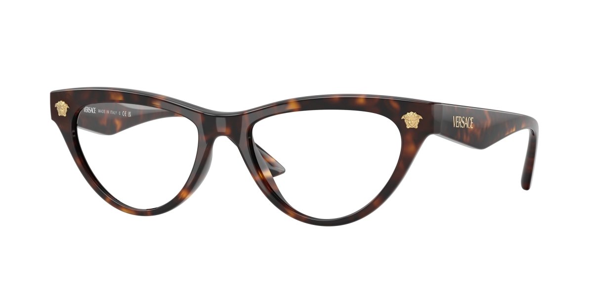 0VE3364U - Versace - Tortoise - (Havana 108) - 52 - 17 - 145 MM - Ardor Eyewear 8056262199244