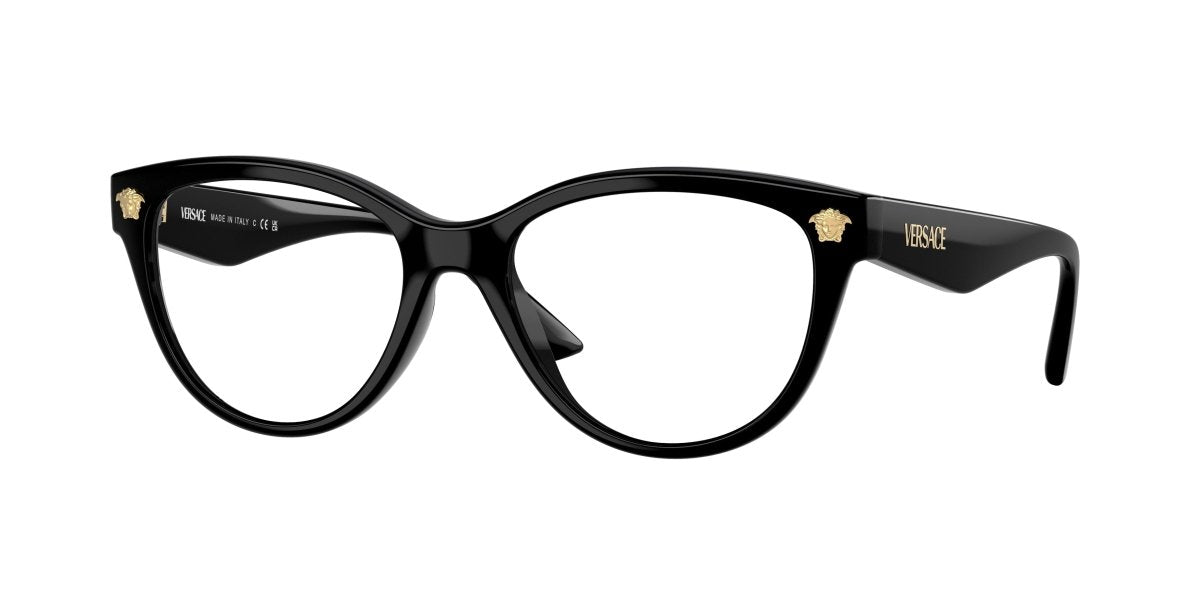 0VE3365U - Versace - Black - (Black GB1) - 52 - 17 - 145 MM - Ardor Eyewear 8056262199213