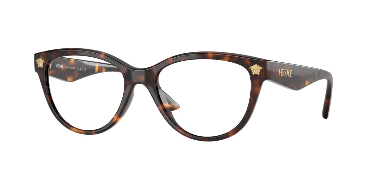 0VE3365U - Versace - Tortoise - (Havana 108) - 52 - 17 - 145 MM - Ardor Eyewear 8056262199152