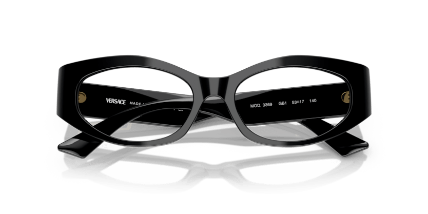 0VE3369 - Versace - Black - (Black GB1) - 51 - 17 - 140 MM - Ardor Eyewear 8056262221327