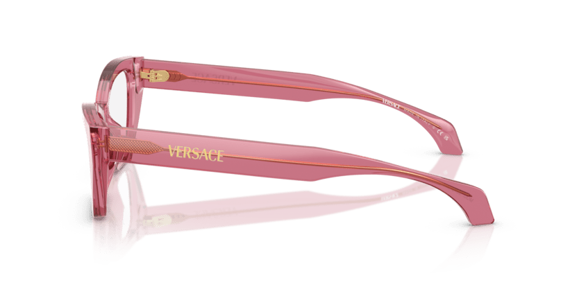 0VE3373U - Versace - Pink - (Transparent Pink 5516) - 52 - 17 - 140 MM - Ardor Eyewear 8056262421659