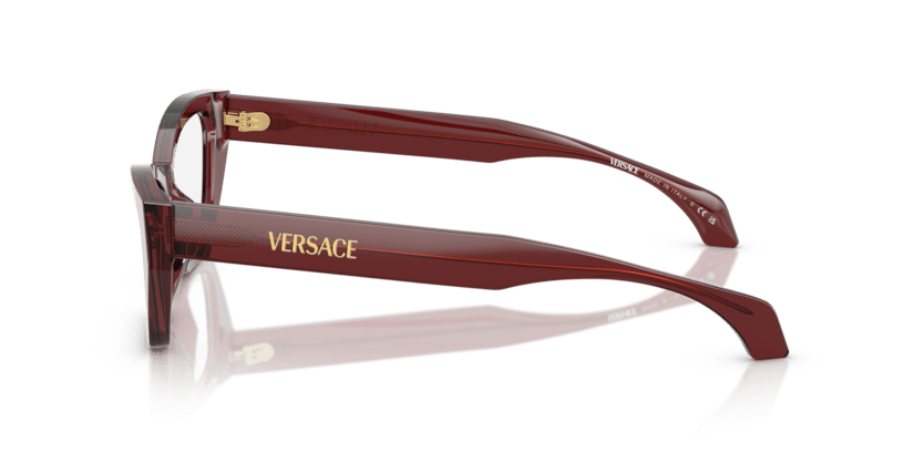 0VE3373U - Versace - Red - (Transparent Bordeaux 5512) - 52 - 17 - 140 MM - Ardor Eyewear 8056262421611