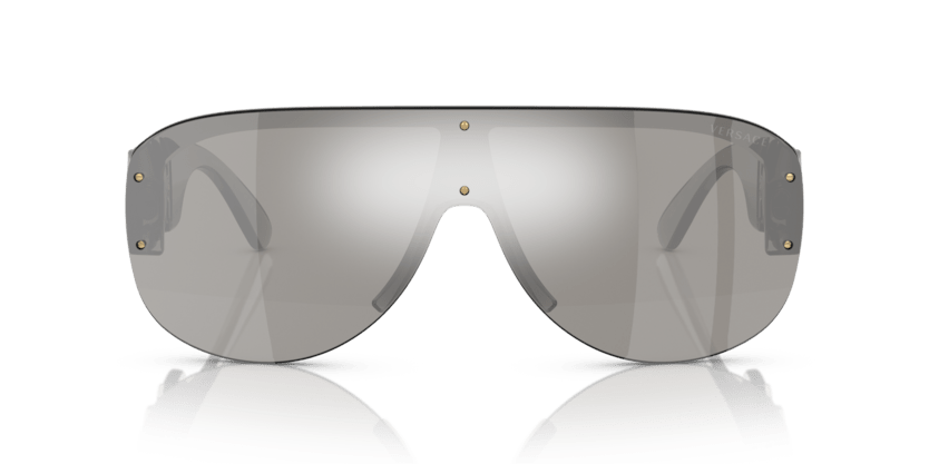 0VE4391 - Versace - (Transparent Grey) Light Grey Mirror Silver - 48 - 148 - 140 MM - Ardor Eyewear 8056597224772