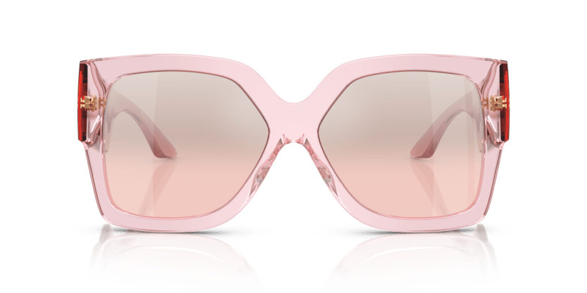 0VE4402 - Versace - (Transparent Pink) Light Pink Mirror Silver - 59 - 16 - 140 MM - Ardor Eyewear 8056262048795