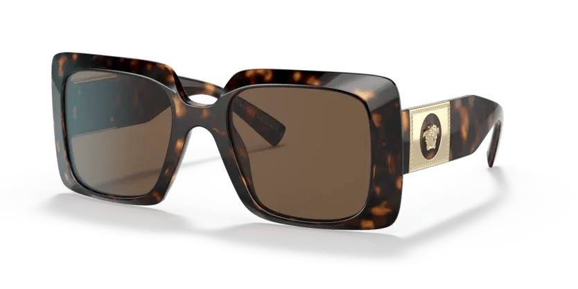 0VE4405 - Versace - (Havana) Dark Brown - 54 - 22 - 140 MM - Ardor Eyewear 8056597384889