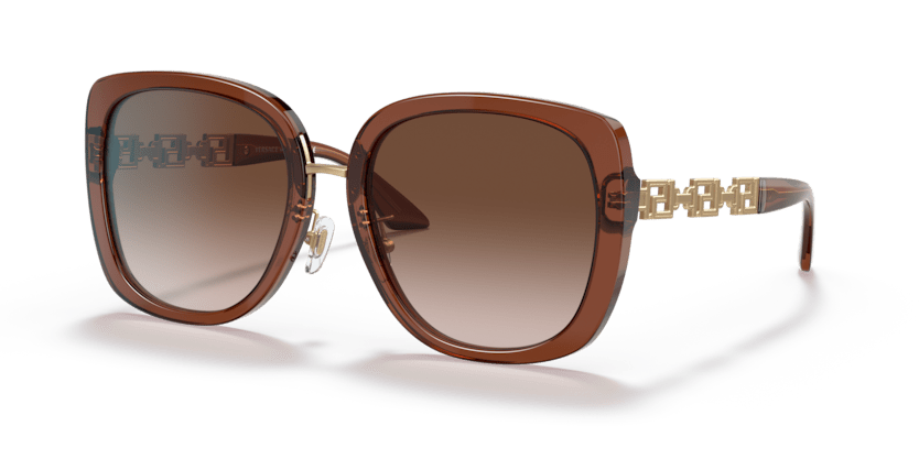 0VE4407D - Versace - (Transparent Brown) Brown Gradient - 56 - 19 - 140 MM - Ardor Eyewear 8056597408264