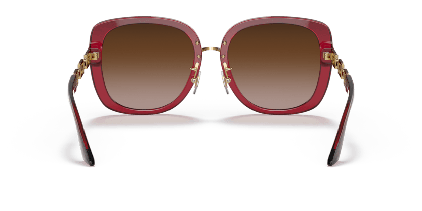 0VE4407D - Versace - (Transparent Red) Brown Gradient - 56 - 19 - 140 MM - Ardor Eyewear 8056597555807