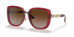 0VE4407D - Versace - (Transparent Red) Brown Gradient - 56 - 19 - 140 MM - Ardor Eyewear 8056597555807