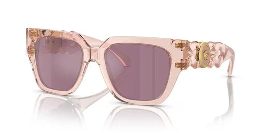 0VE4409 - Versace - (Transparent Pink) Violet Internal Mirror Silver - 53 - 19 - 140 MM - Ardor Eyewear 8056597952927