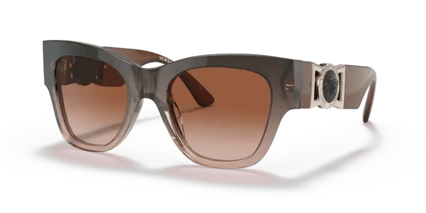 0VE4415U - Versace - Transparent Brown Gradient Beige - 52MM - Ardor Eyewear 8056597667371