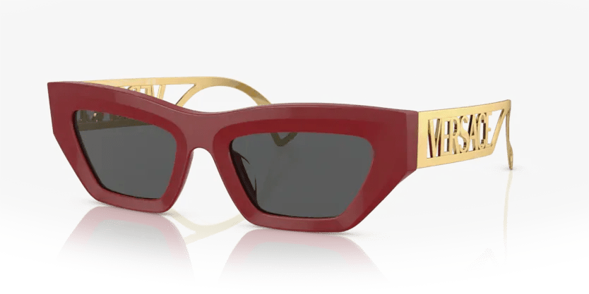 0VE4432U - Versace - (Red) Dark Grey - 53 - 20 - 145 MM - Ardor Eyewear 8056597764193