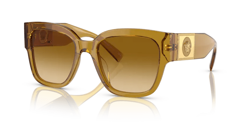 0VE4437U - Versace - (Transparent Honey) Light Yellow Gradient Ochre - 54 - 20 - 140 MM - Ardor Eyewear 8056597708319