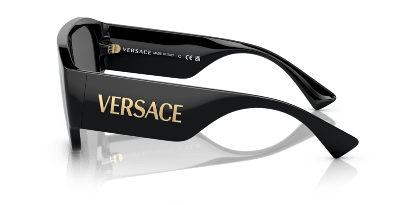 0VE4439 - Versace - (Black) Dark Grey - 33 - 133 - 145 MM - Ardor Eyewear 8056597785327