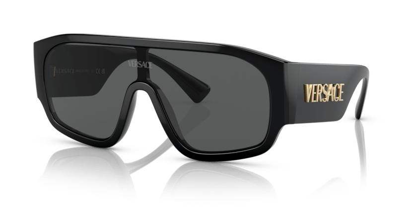 0VE4439 - Versace - (Black) Dark Grey - 33 - 133 - 145 MM - Ardor Eyewear 8056597785327